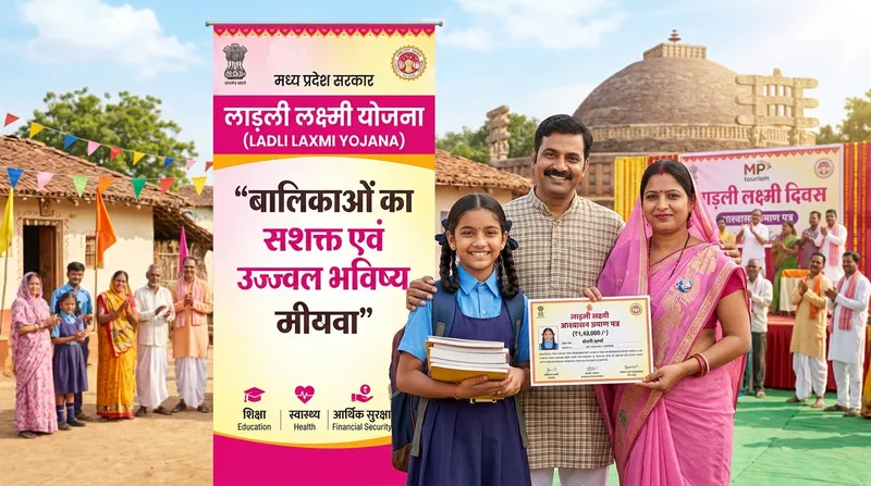 मुख्यमंत्री लाड़ली लक्ष्मी योजना आधिकारिक बैनर